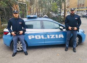 Una volante della polizia a Firenze